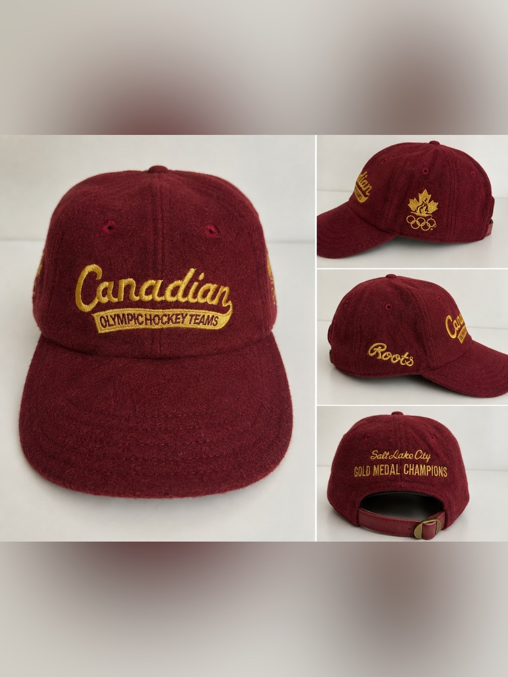 Vintage Roots Canada 2002 Olympic Wool Cap